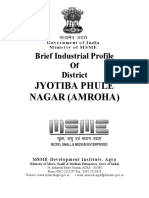 Jyotiba Phule Nagar (Amroha) : Brief Industrial Profile of District