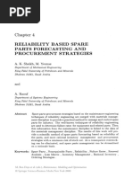 Reliability Based Spare Parts Forecasting and Procurement Strategies