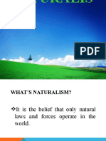 Report On Naturalism