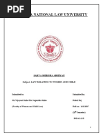 Law Relating To Women and Child