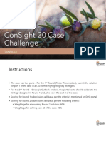 Consight-20 Case Challenge: Logistics