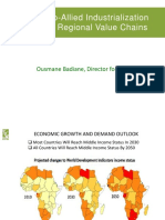 Agro-Allied Industrialization and Regional Value Chains: Ousmane Badiane, Director For Africa