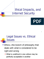 Law, Ethical Impacts, and Internet Security