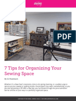 7 Tips For Organizing Your Sewing Space