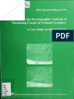 On The Fractographic Analysis of Machinging Cracks On Ground Ceramic PDF