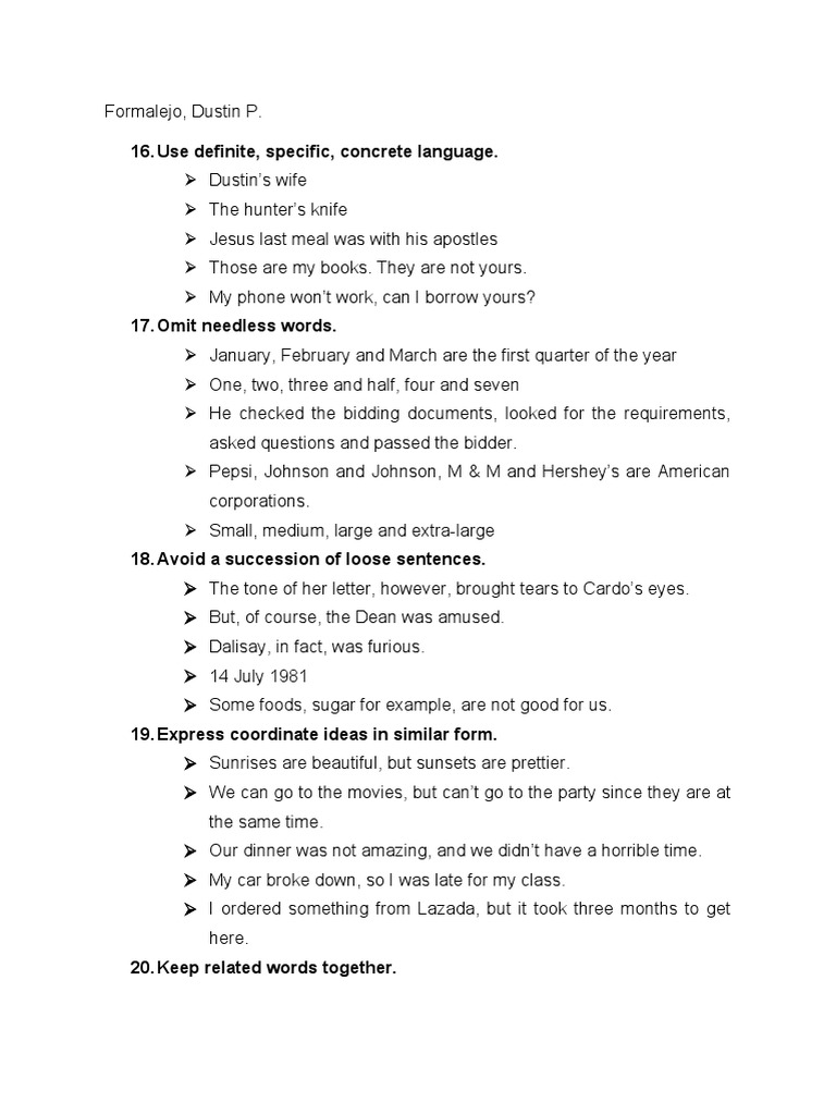 English Law 2 Rule 1-10 | PDF