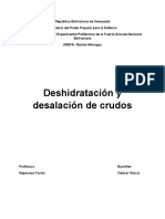 Equipos de Deshidratación de Crudos