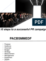 10 steps PR campaign