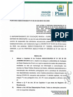 PORTARIA SEDUC SUEB #01 de 05 - 05 - 2020 - Altera - Sistematica - Avaliacao PDF