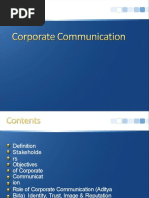 Corporate Communication