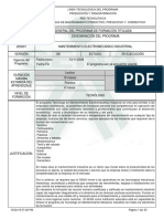 Informe Programa de Formación Titulada