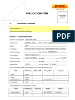 DHL Application Form PDF