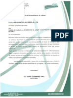 Carta Informativa de Transparencia Economica