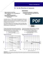 Figaro: For The Detection of Ammonia