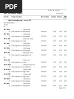 MEX Scheduler Report