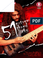 51 Extreme Shred Licks Tab Book PDF