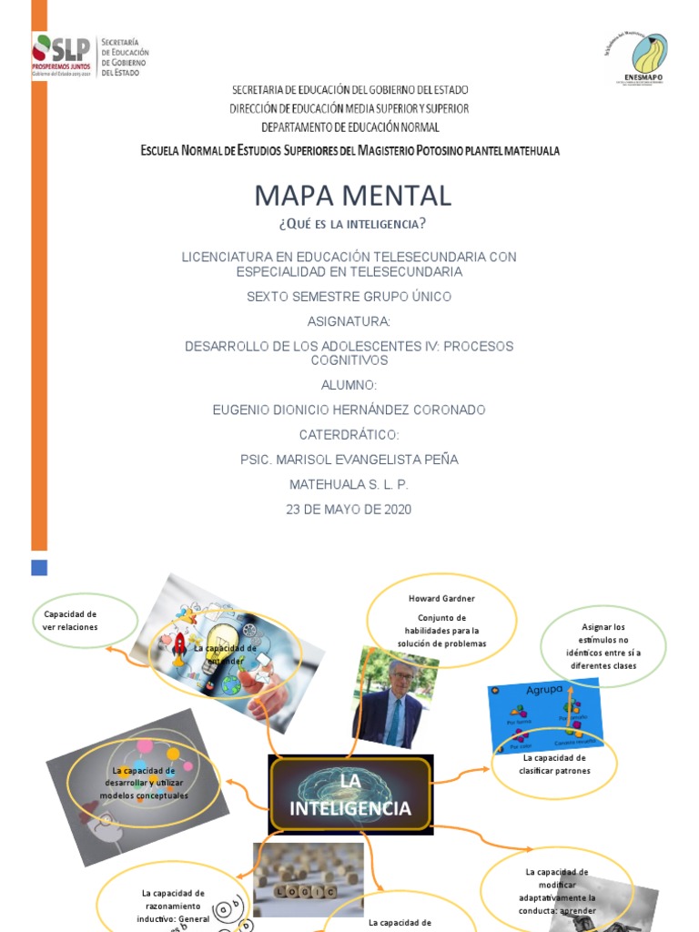 Tarea 4. Mapa Mental de La Inteligencia | PDF | Inteligencia | Neurociencia