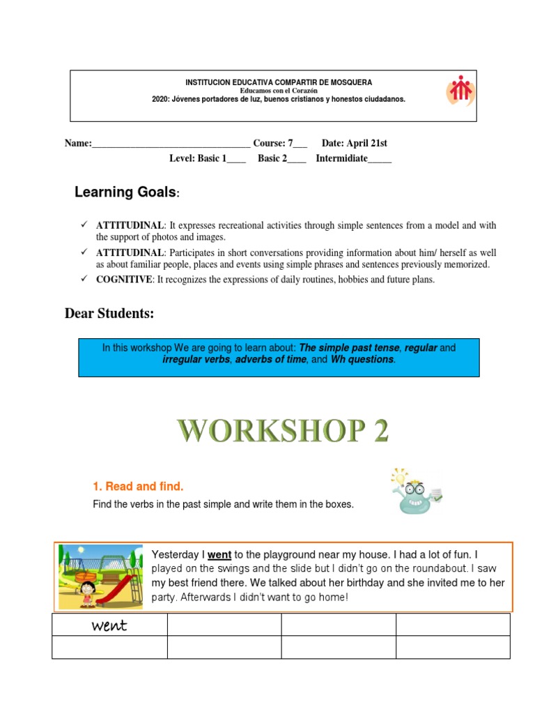 Workshop 2 | PDF | Verb | Semiotics
