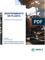 Informe Mensual Mantenimiento de Planta