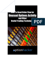 Reading Order Flow For Unusual Options Activity PDF