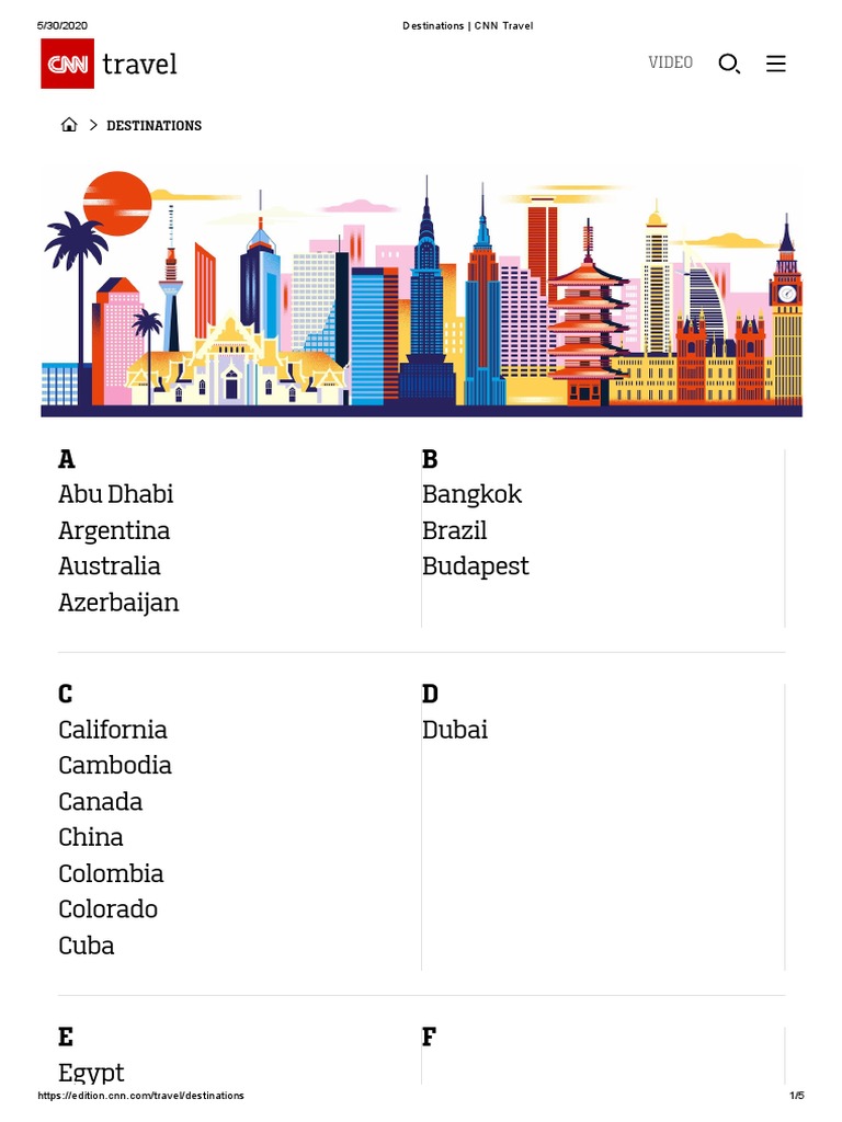 Destinations CNN Travel PDF