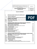 CAPITULO 4 Especificaciones Tecnicas de Construccion