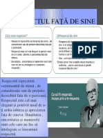 Respectul Față de Sine