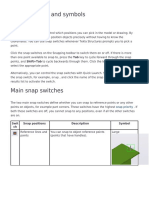 Tekla User Assistance - Snap Switches and Symbols - 2018-09-10