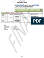 Final Examination Timetable JB