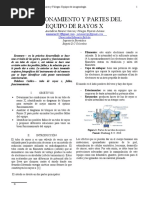 Partes del Equipo de Rayos X | PDF | Rayo X | voltaje