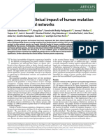 Predicting the clinical impact of human mutation