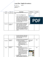 English Lesson Plan for Primary and Secondary Students