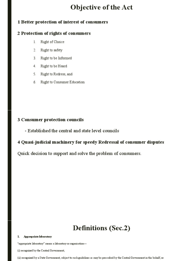 Consumer Protection Act Overview | PDF | Public Key Cryptography ...