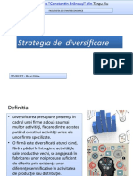 Strategia de Diversificare