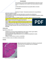 Dermatomiositis: Rash violáceo y debilidad muscular