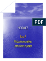 Fluido Incompresibles Conduccions A Presion PDF