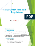 Ch.2 Construction Laws and Regulations