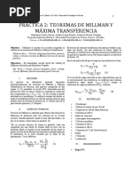 Practica Teorema de Millman