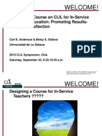 Anderson & Otalora - 2010 - Designing A Course On CLIL For In-Service Teacher Education PDF