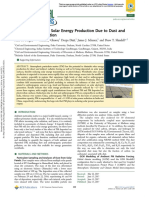 Large Reductions in Solar Energy Production Due To Dust and Particulate Air Pollution2017