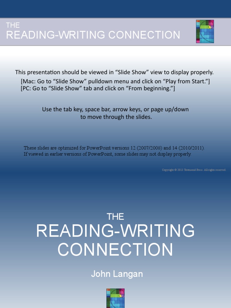 Reading Writing Connection ch1 PDF Vocabulary All Rights Reserved