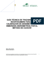 PDF Calibracion Guia CENAM Ema Hidrometros PDF