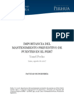 Importancia Mantenimiento Preventivo Puentes Peru