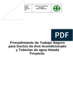 Procedimiento de Trabajo Seguro para Ductos de Aire Acondicionado y Tubo Rev