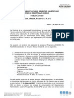 Comunicado 009 2020