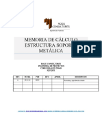 Memoria de Calculo - Estructura Metalica - Mesa Metalica