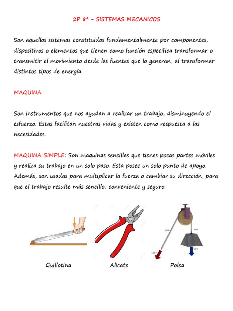 8º Sistemas Mecanicos Pdf