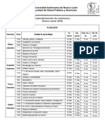 Calendarización de Exámenes 6 Mayo