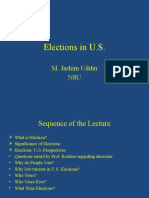 Elections in U.S.: M. Jashim Uddin NSU