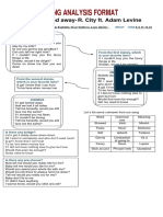 Song Analysis Format PDF